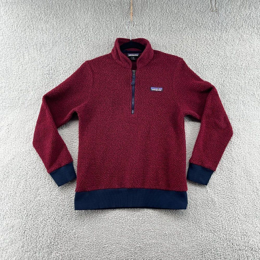 Patagonia Woolyester Fleece Pullover Oxide Red XS